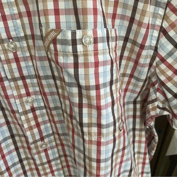 ECKO UNLTD Men's Button Down Plaid Short Sleeve 100% Cotton Shirt Size Large - Picture 6 of 10